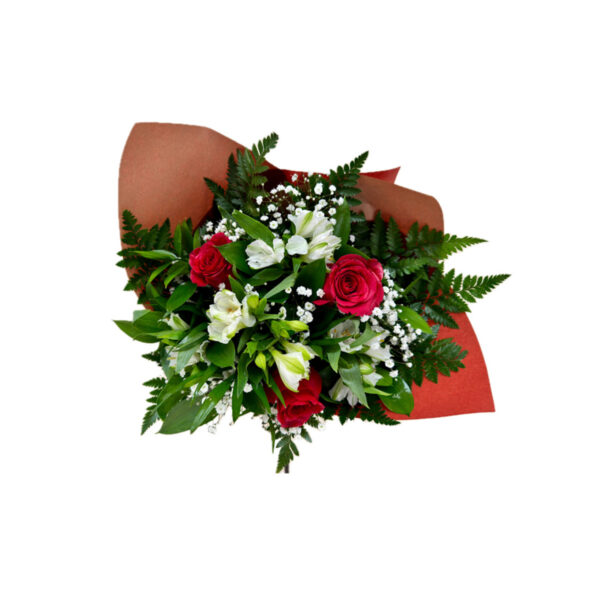 Ramo variado rojo y blanco