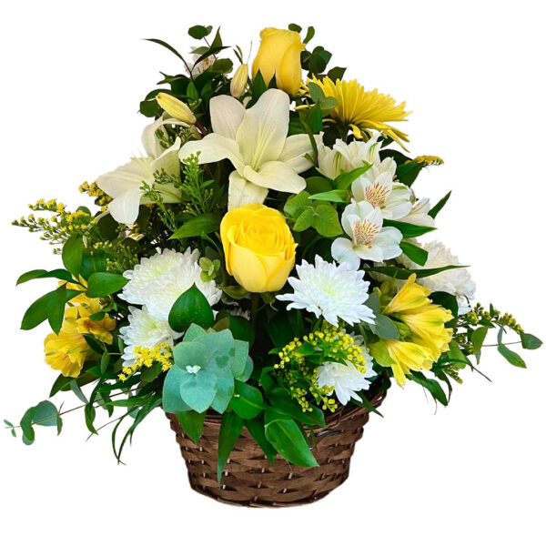 cesta-grande-blanca-y-amarilla-new2 Cesta de flores blanca y amarilla