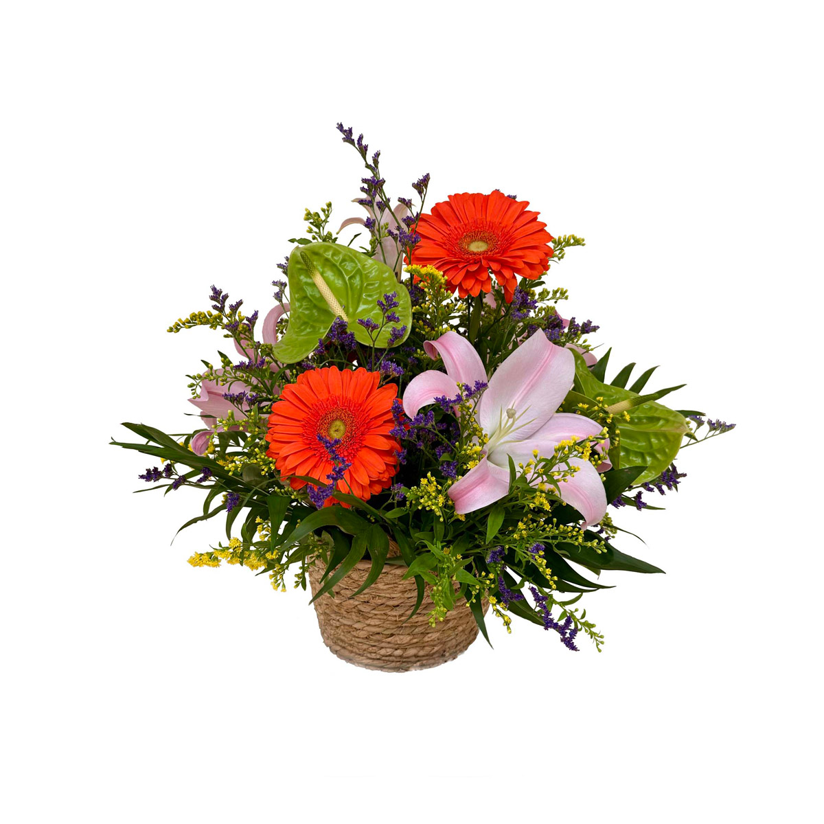 cesta-mediana-de-flores-exoticas-new Cesta variada de flores exóticas