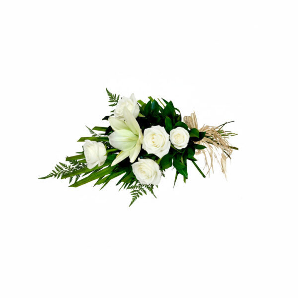 Ramillete funerario blanco